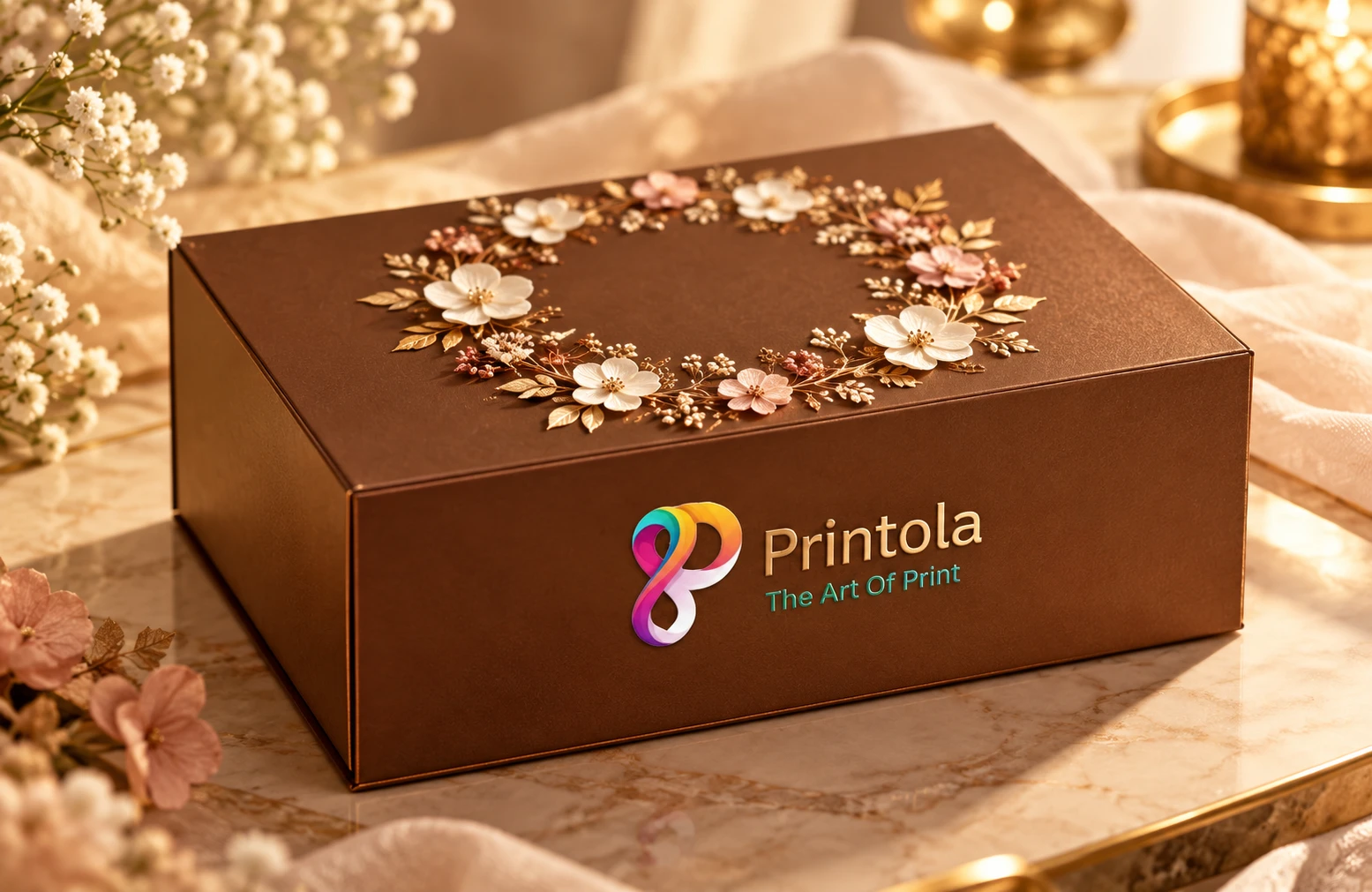 Wooden presentation box concept
