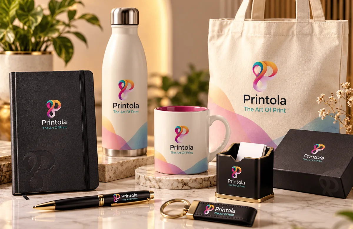 Promotional Merchandise & Branded Gifts — Printola service visual